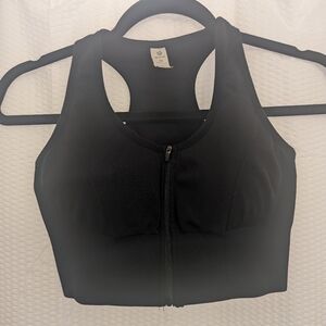 Black Sports Bra, Medium, 90 Degree by Reflex